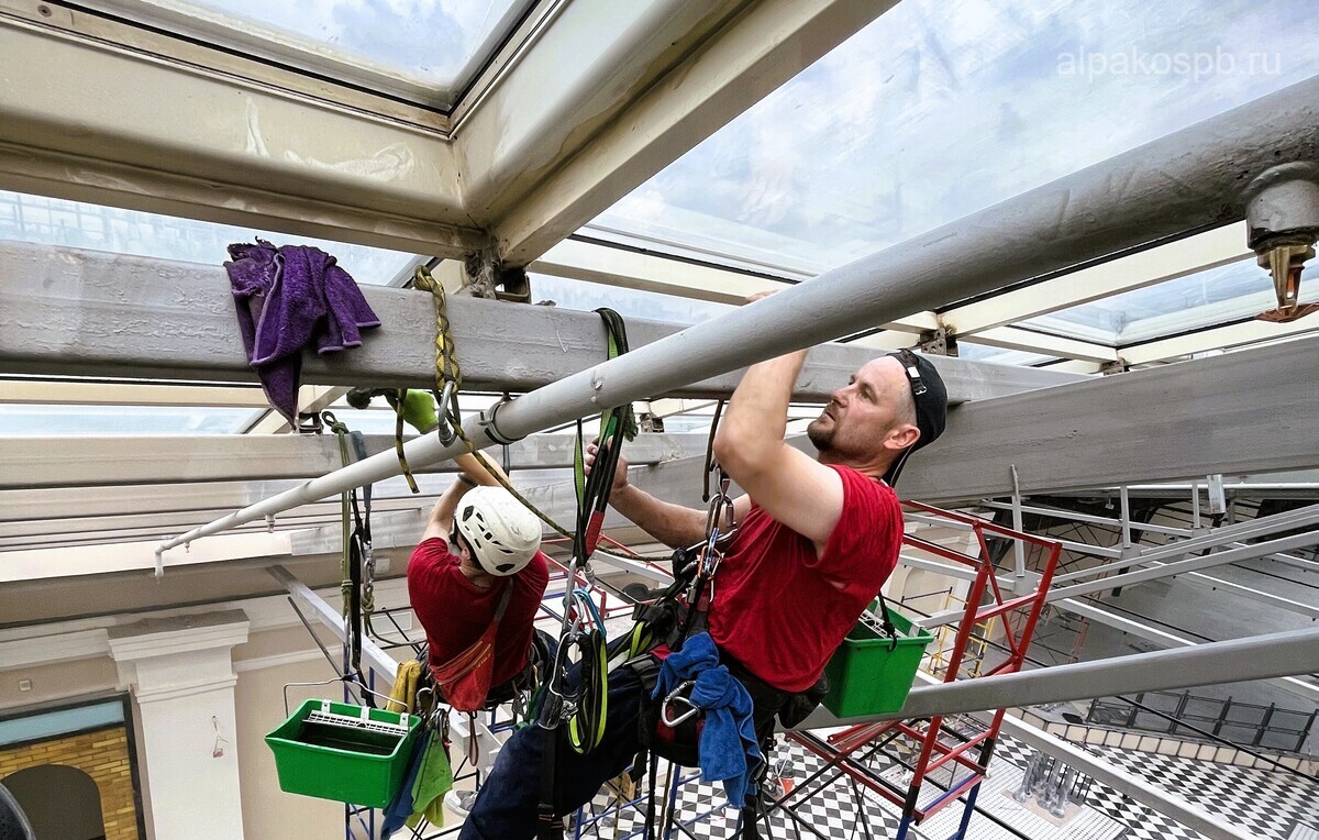 Стоимость обеспыливания альпинистами