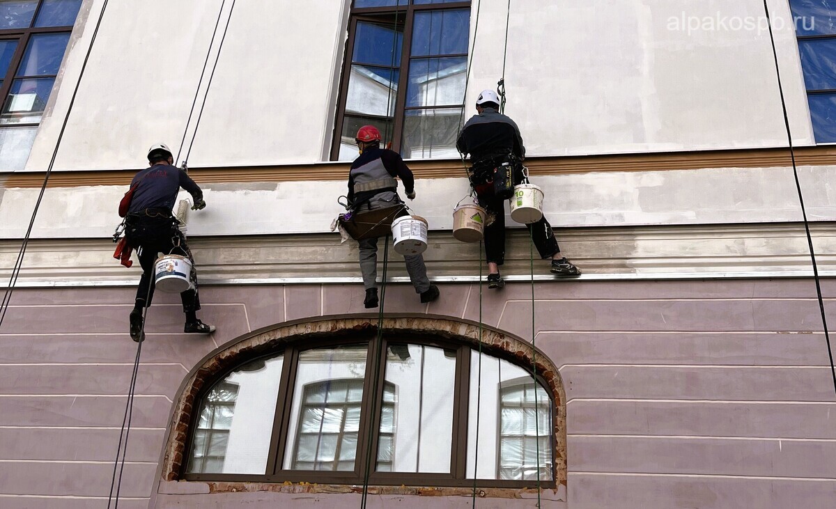 разновидности ремонта фасада