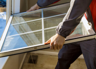 демонтаж стеклопакетов